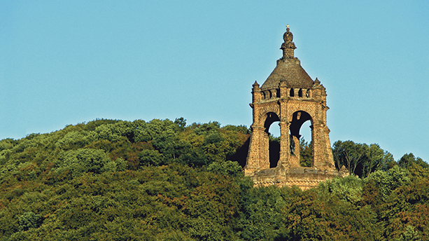 Das Highlight auf dem Wittekindsweg ist das Kaiser-Wilhelm-Denkmal, das 1896 eingeweiht wurde. Auf dem Wittekindsweg