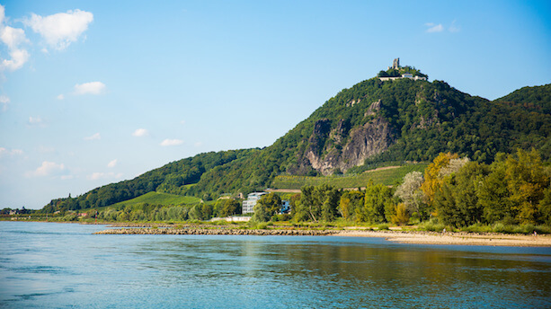 Auf dem Rheinsteig von Niederdollendorf nach Rhöndorf. Auf dem Rheinsteig