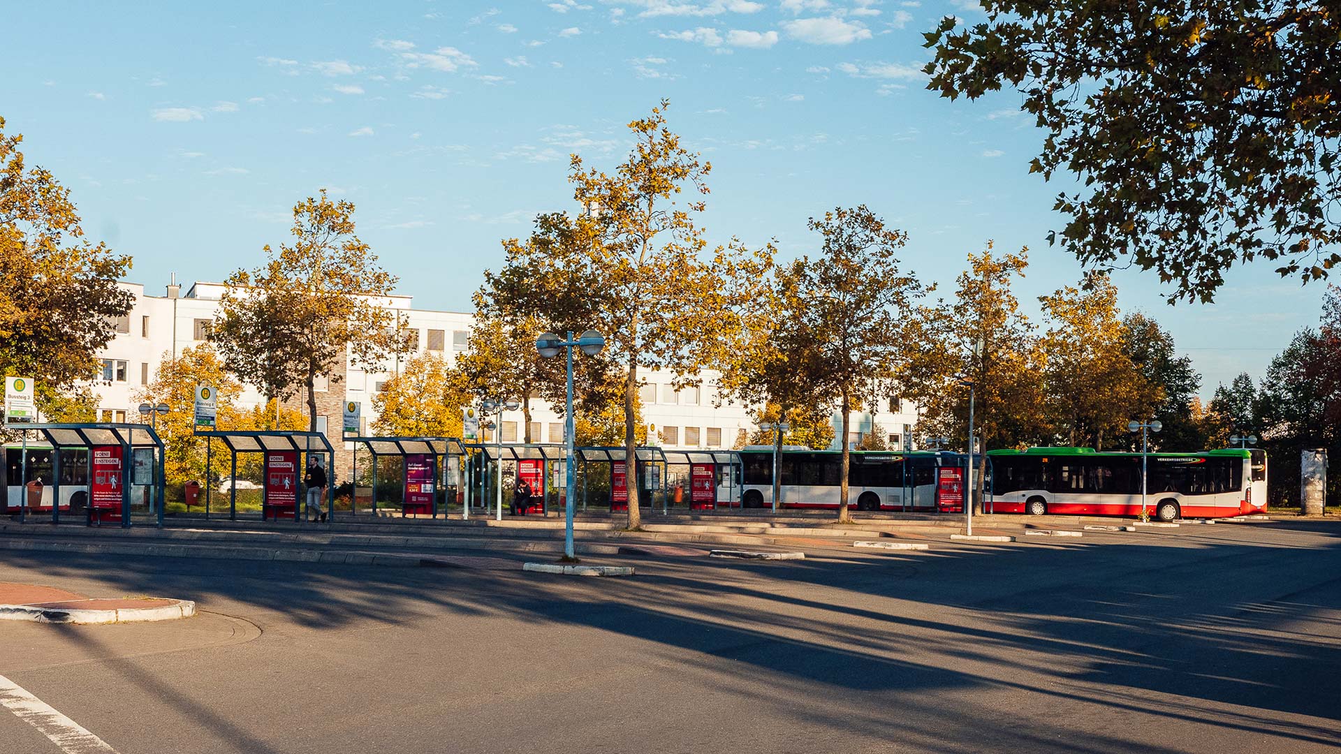 Der ZOB am Bahnhof Dorsten.