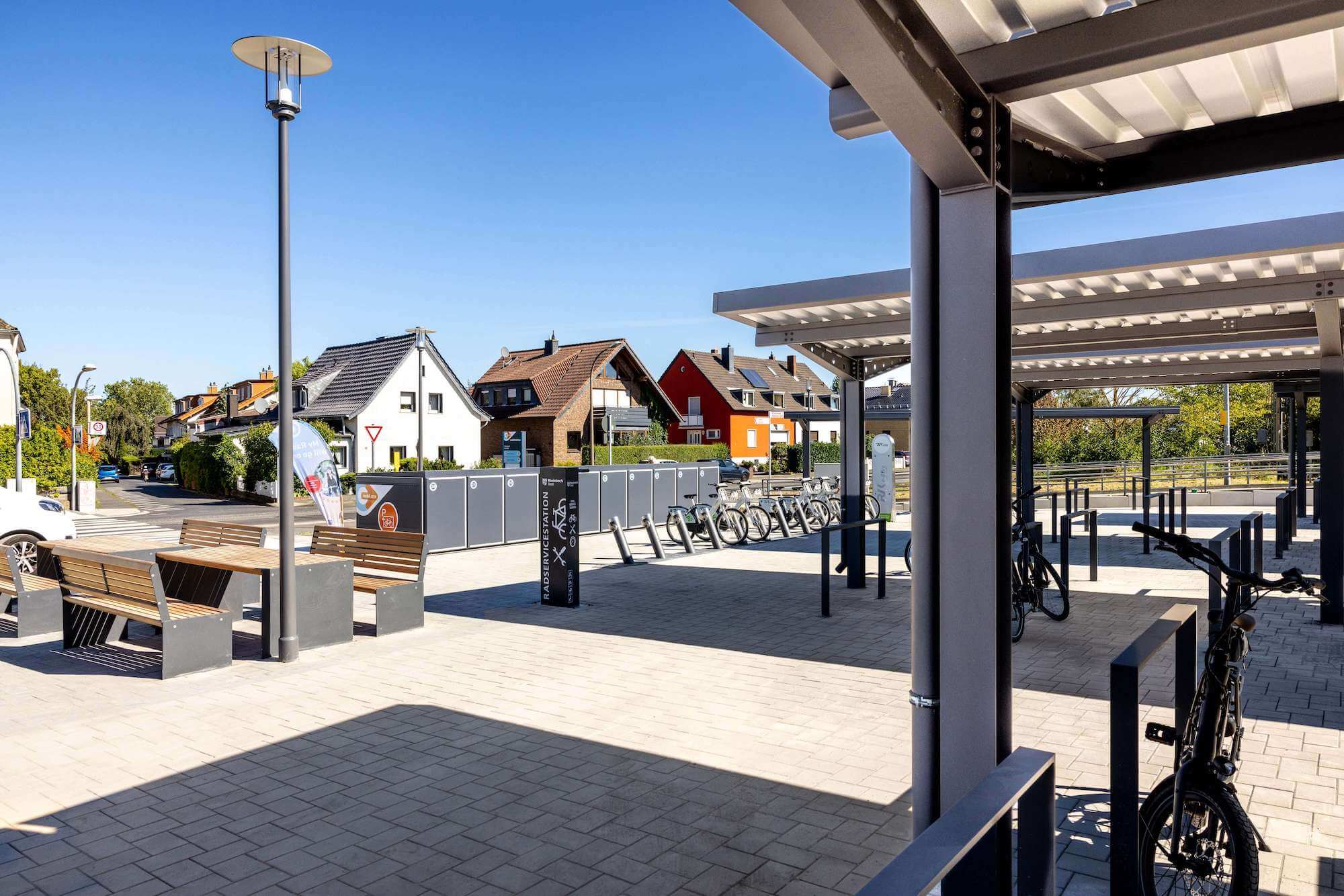 Neue Mobilstation in Rheinbach in Gesamtaufnahme