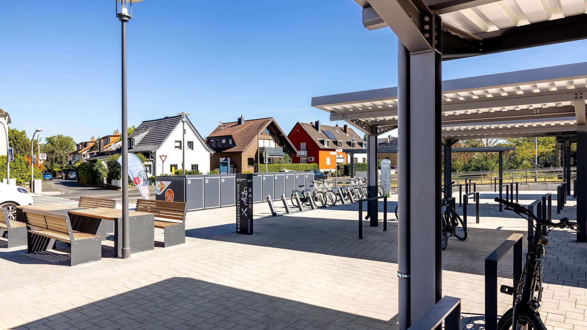 Neue Mobilstation in Rheinbach in Gesamtaufnahme