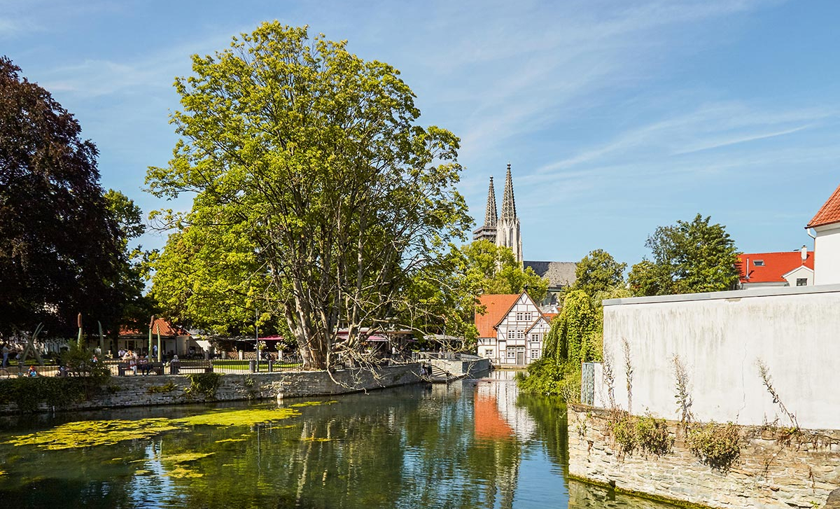 Fachwerk. Wasser. Idylle.