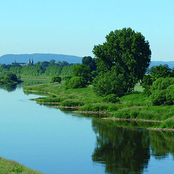 Auf den Klippen der Weser