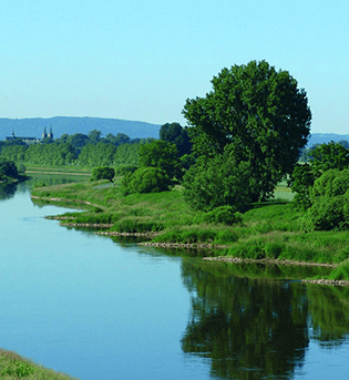 Auf den Klippen der Weser