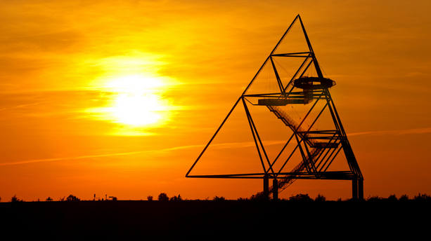 Halde Beckstraße Tetraeder Halde Beckstraße "Tetraeder"