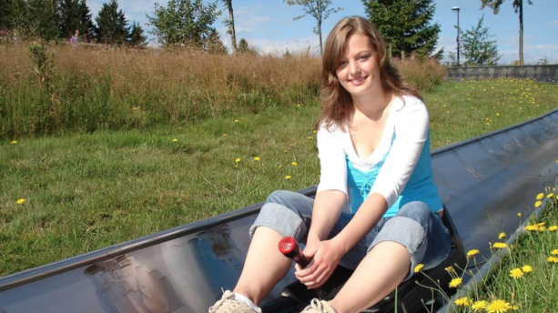 Hier kann nicht nur im Winter, sondern auch im Sommer gerodelt werden. errodelbahn in Winterberg. Sommerrodelbahn, Winterberg