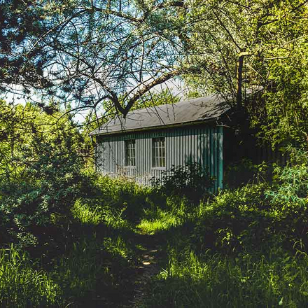 Zu Fuß zur Insel