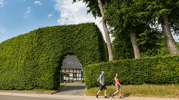 Unterwegs auf dem Eifelsteig Unterwegs auf dem Eifelsteig