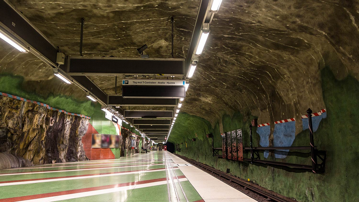 Die U-Bahn-Station Kungstradgarden in Stockholm