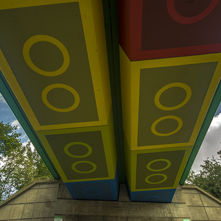 Lego-Brücke in Wuppertal